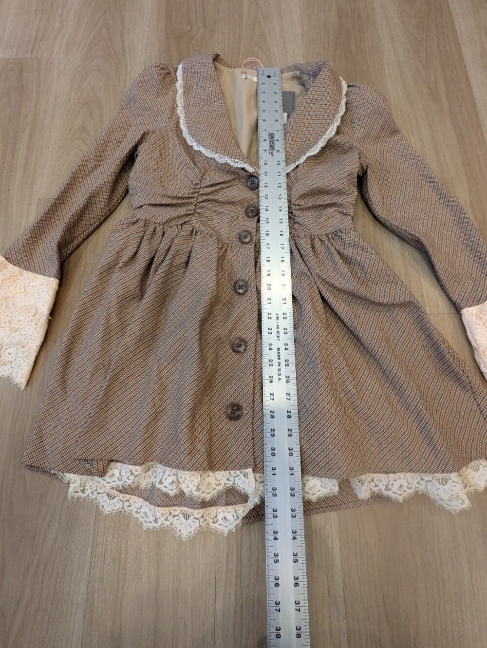 House Of CB NWT Sable Puppytooth Mini Dress Size L+ - Picture 5 of 10